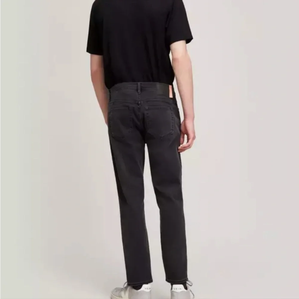 ACNE STUDIOS x BLA KONST Jeans “River Used Black” 30x27 Japanese Denim Cropped